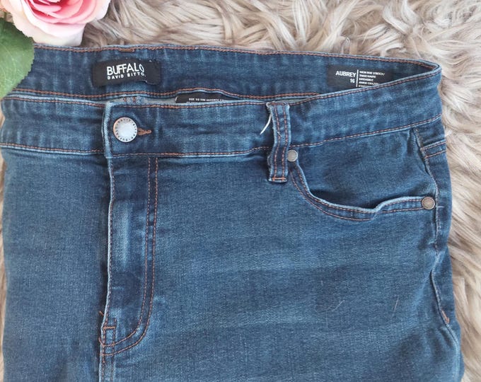 Buffalo David Bitton Aubrey 16 High Rise Stretch Skinny Jeans