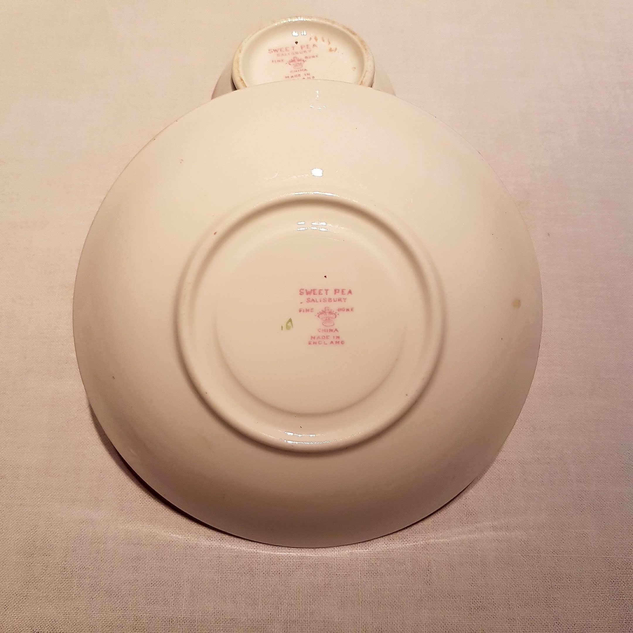 RESERVED FOR LORRI Salisbury China Co / Sweet Pea / Pattern 1883