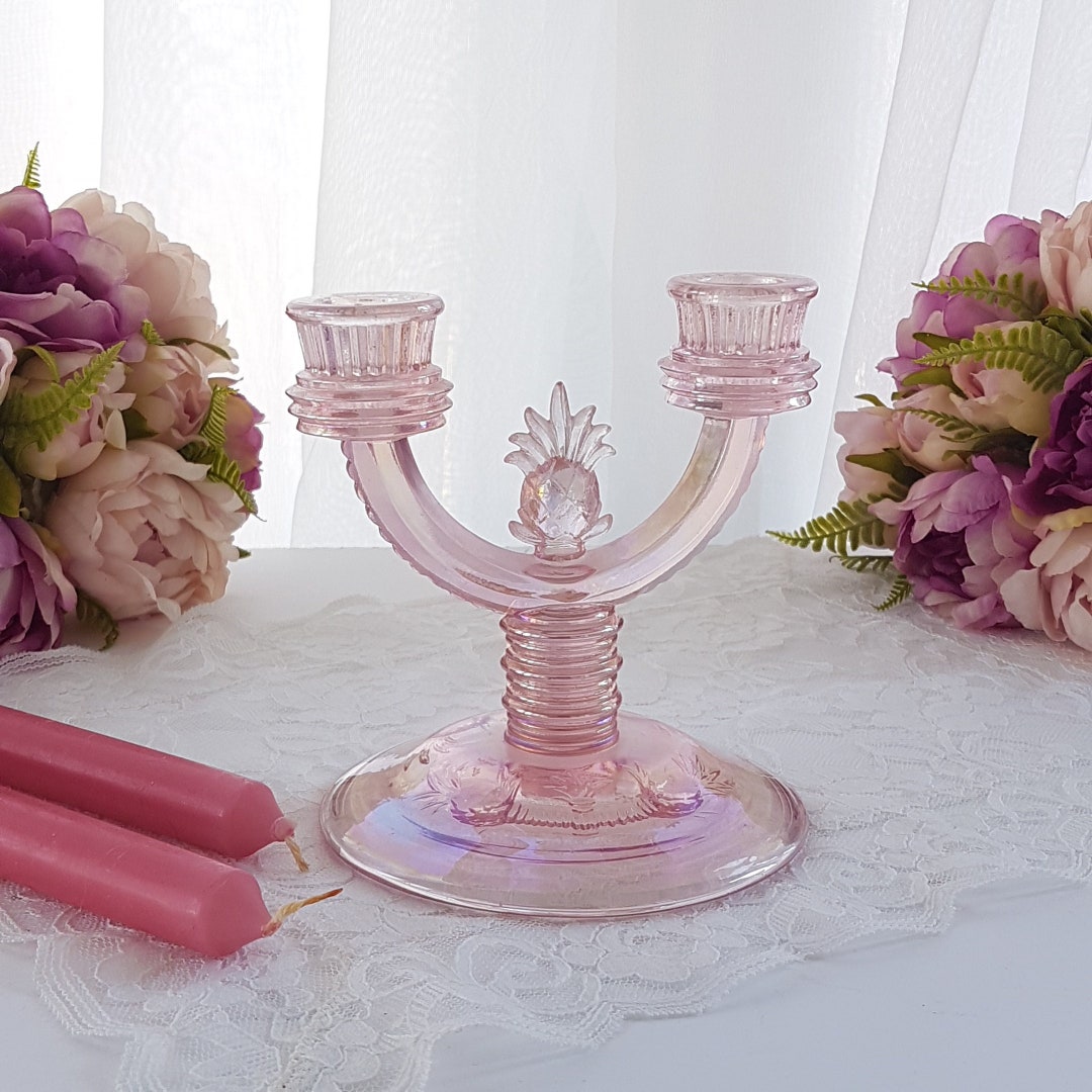 Fenton キャンドルホルダー2個セット Fenton キャンドルホルダー2個セット クリスタルキャンドル