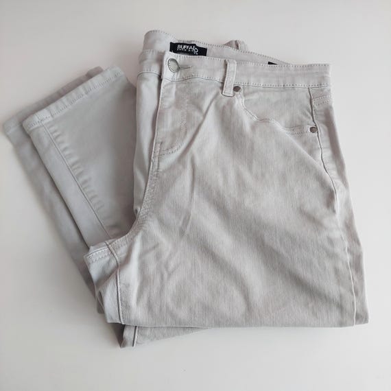 Buffalo David Bitton Aubrey High-Rise Stretch Ankle Grazer Size 10