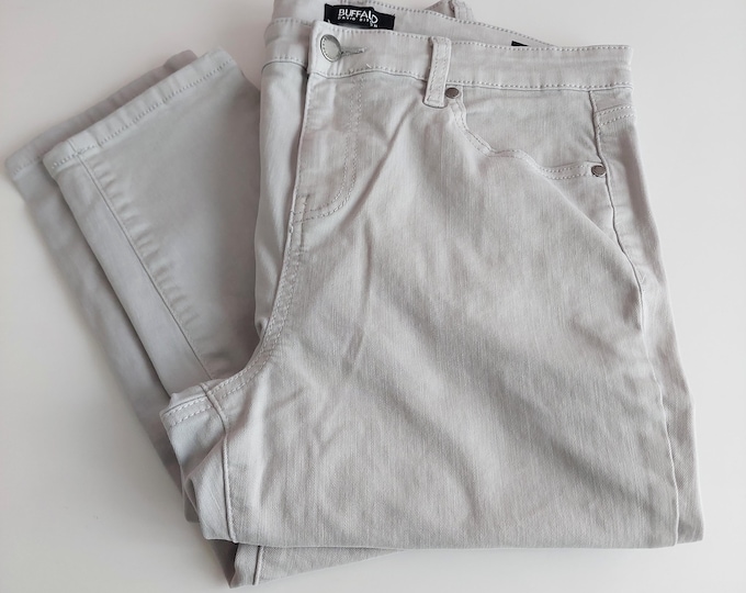 Buffalo David Bitton Aubrey High-Rise Stretch Ankle Grazer Size 10