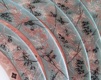 Corelle Mesa Verde 9-inch Luncheon Plate Set of 5 Southwestern Vintage Tempered Glass Dishes