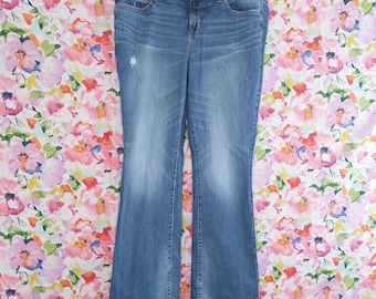 Women's Plus Size 16 Mid-Rise Slim Boot Vintage Jeans