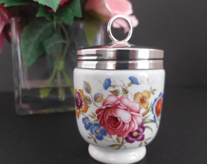 Royal Worcester Bournemouth Egg Coddler Vintage Ceramic Boiled Cooker Cup Kitchen Collectible Gift