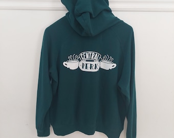 Authentic Friends Merchandise Central Perk Green Hoodie- Size Small