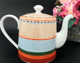 Villeroy Boch Switch 4 Porcelain Tea Pot Accents For Naranja, Navarra Nazare