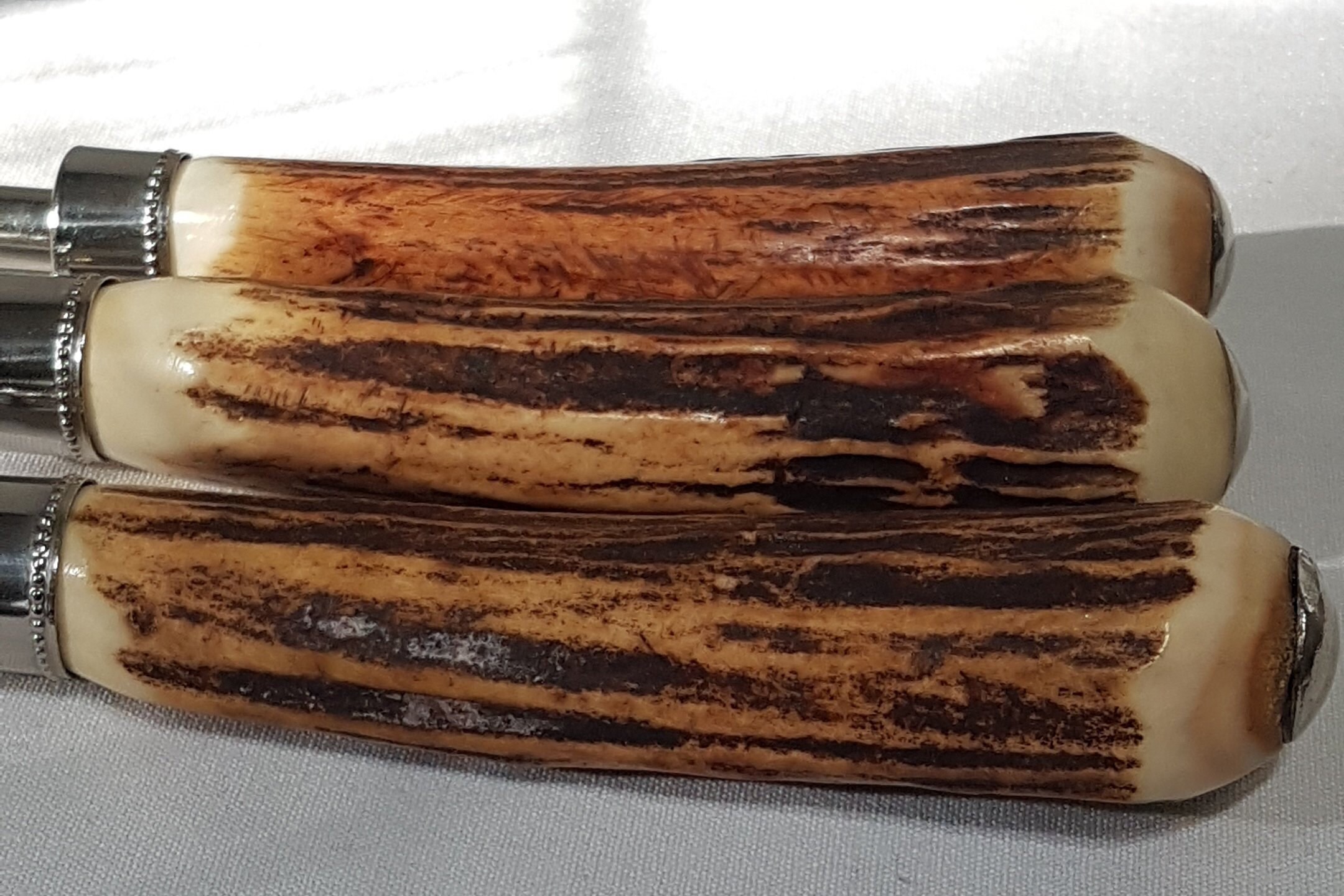 GENUINE Stag Horn Meat Carving Set