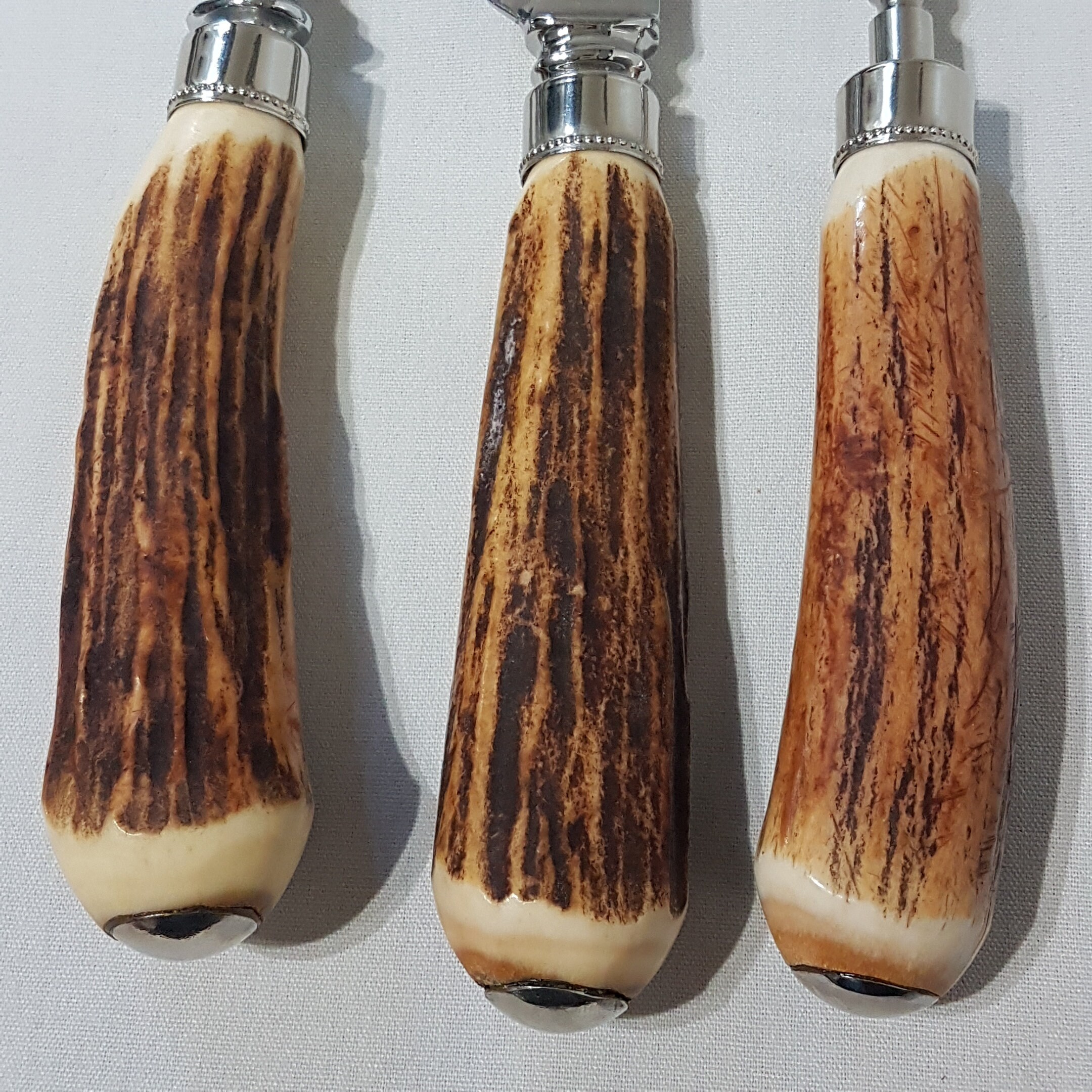 GENUINE Stag Horn Meat Carving Set