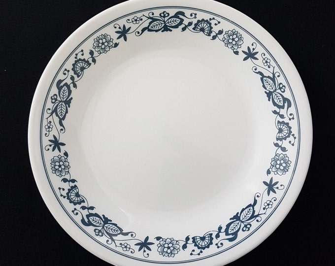 Corelle OLD TOWN BLUE Onion Side Plates, 6.75 inch, Set of 4