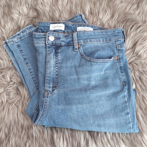 Jessica Simpson High-Rise Ankle Jeans Size 14