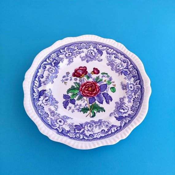 Vintage Copeland Spode Mayflower Dinner Plate – 10.75" English Transferware