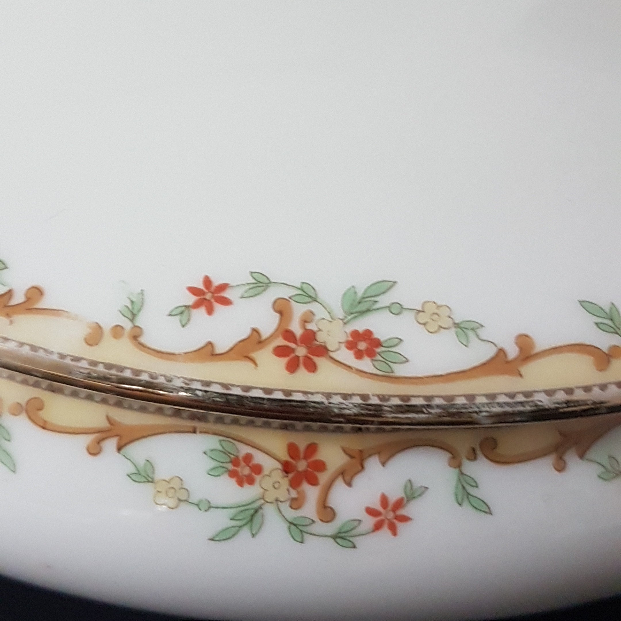 Limoges Porcelain, Vignaud Freres Limoges THE MEUSE, Covered Serving