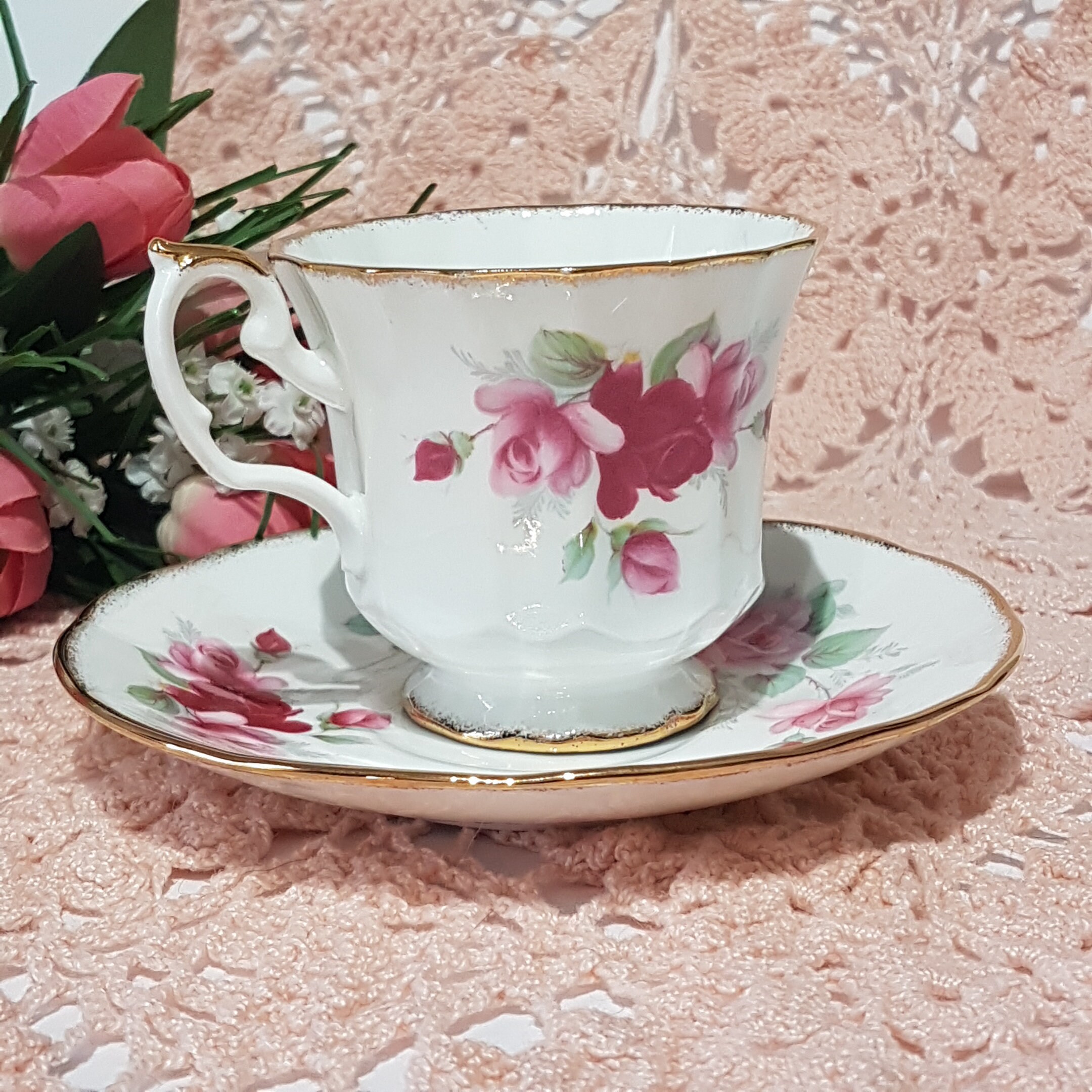 Kent Pastel pink teacup