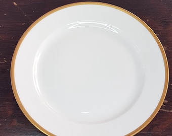 French Antique Redon Limoges White Porcelain Side Plate Set