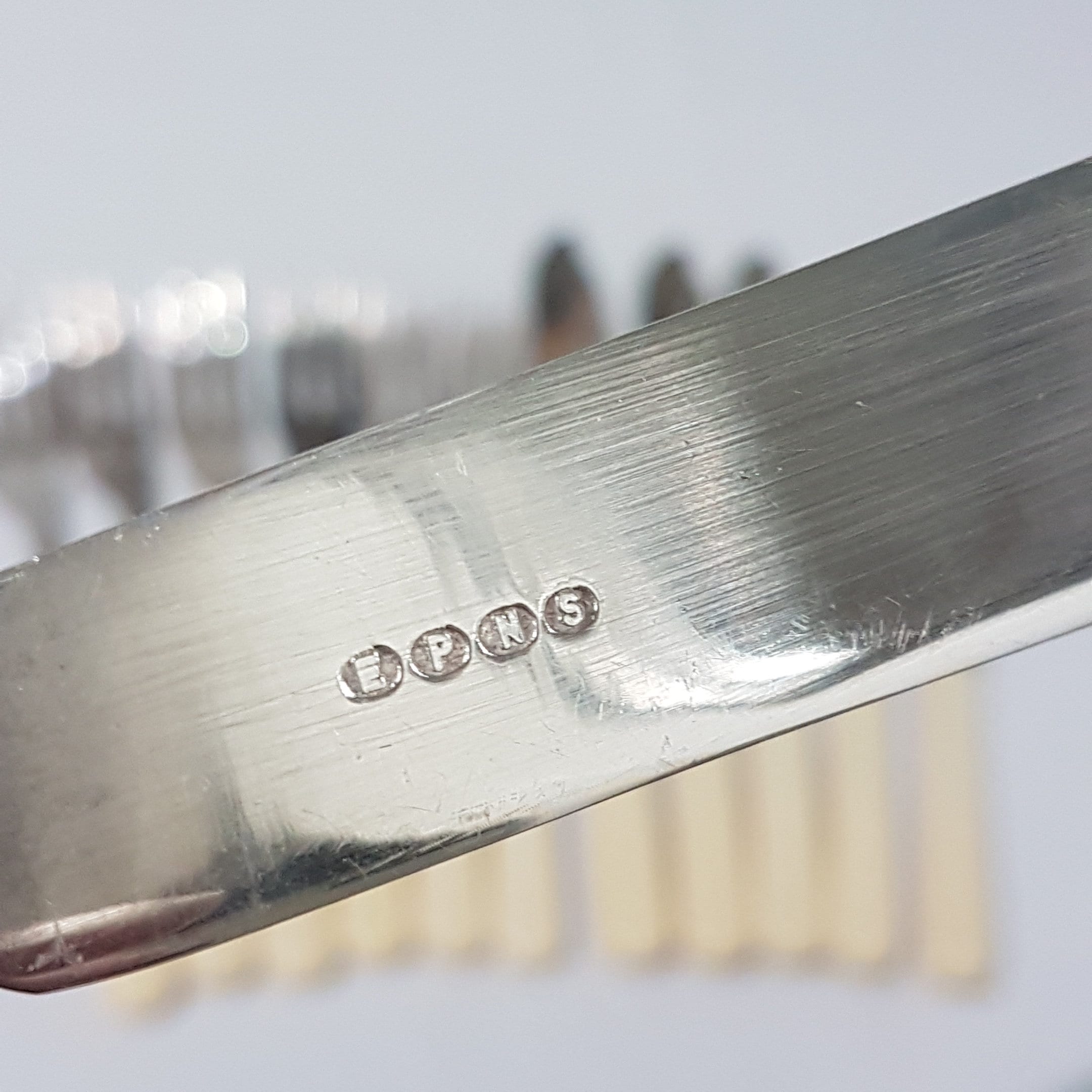 Set of 6 EPNS Fish Knives and Forks, Bone Fish Knife, Unique Cutlery