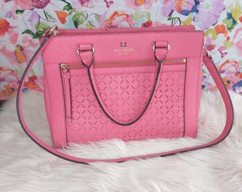 Kate Spade Perri Lane Romy Pink Leather Satchel