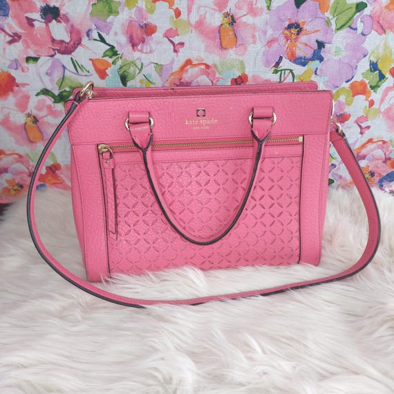 Kate Spade Perri Lane Romy Pink Leather Satchel