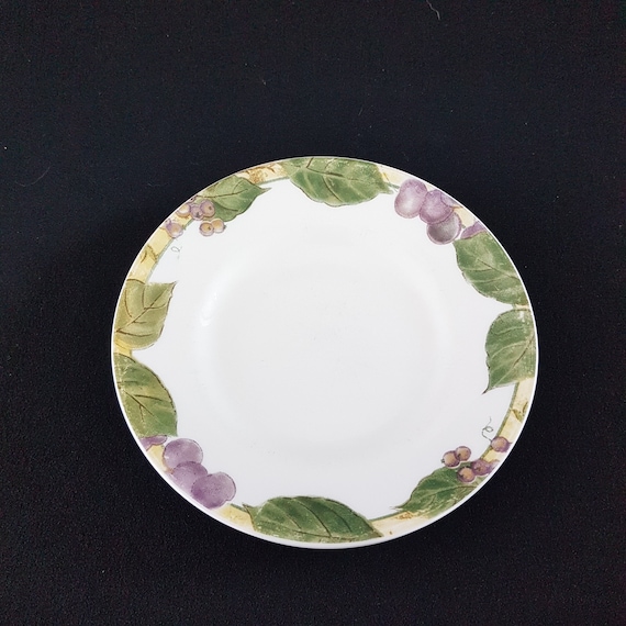Vintage Corelle TUSCAN VINE Side Plate 6.25 inch, Set of 4, Made in USA