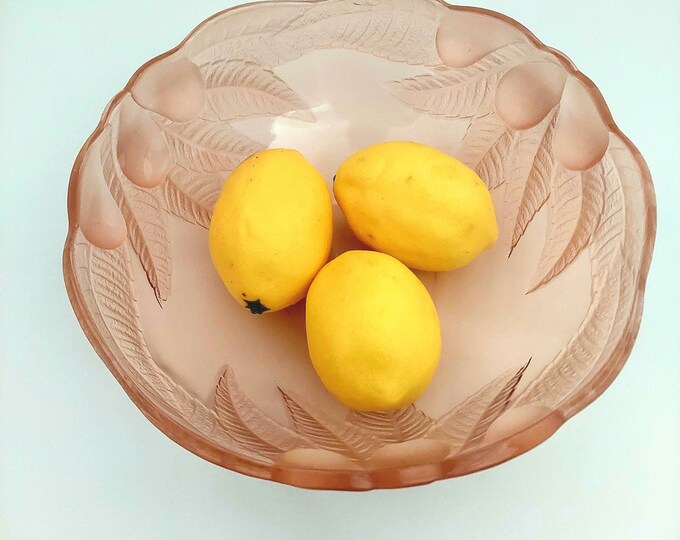 Arcoroc Rosaline Pink Glass Serving Bowl