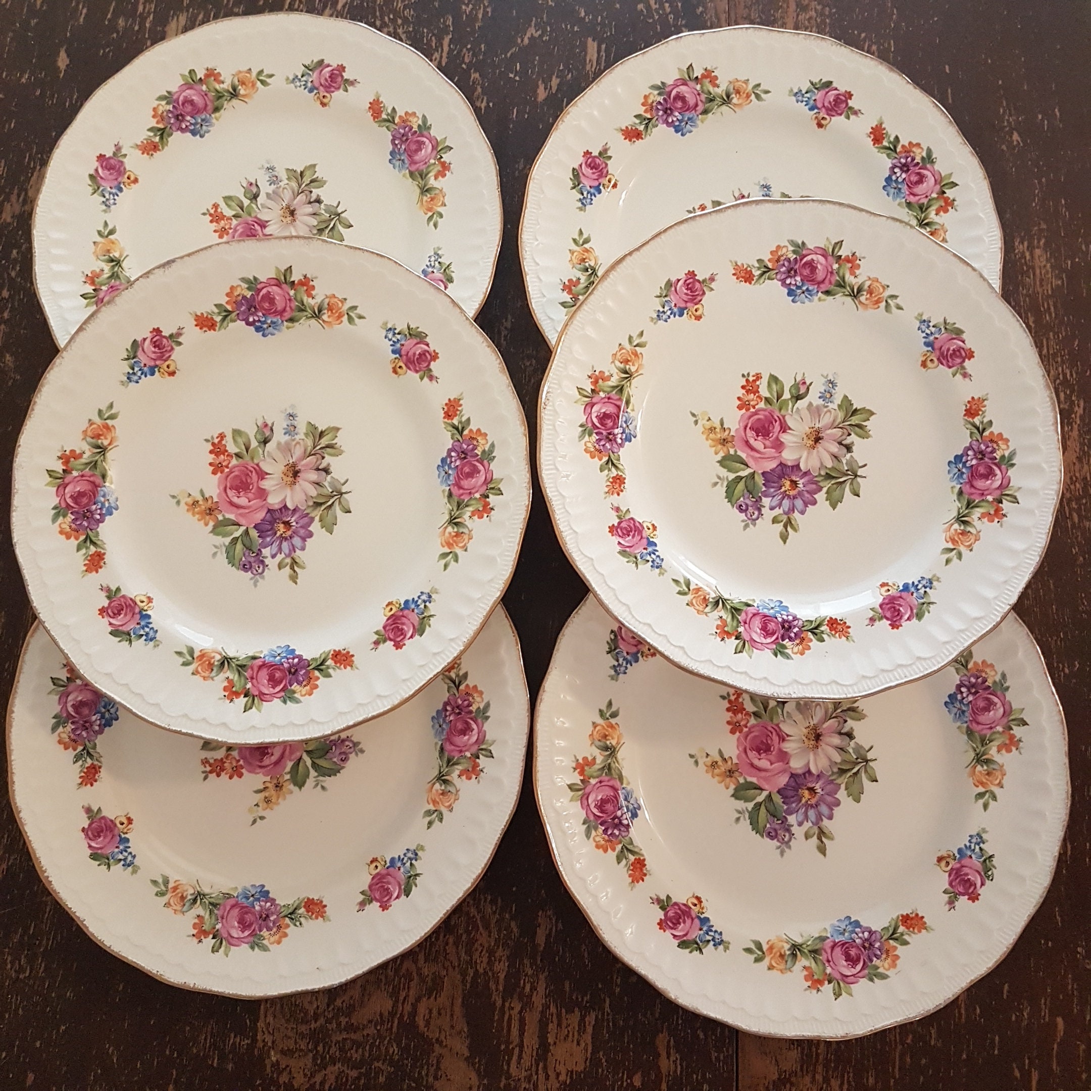 Swinnertons Dinner Plate Sets of 2 Luxor Vellum Reg No Etsy Australia