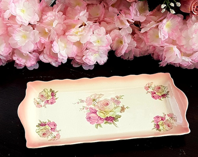 James Kent Old Foley Victoria Rose Trinket Tray
