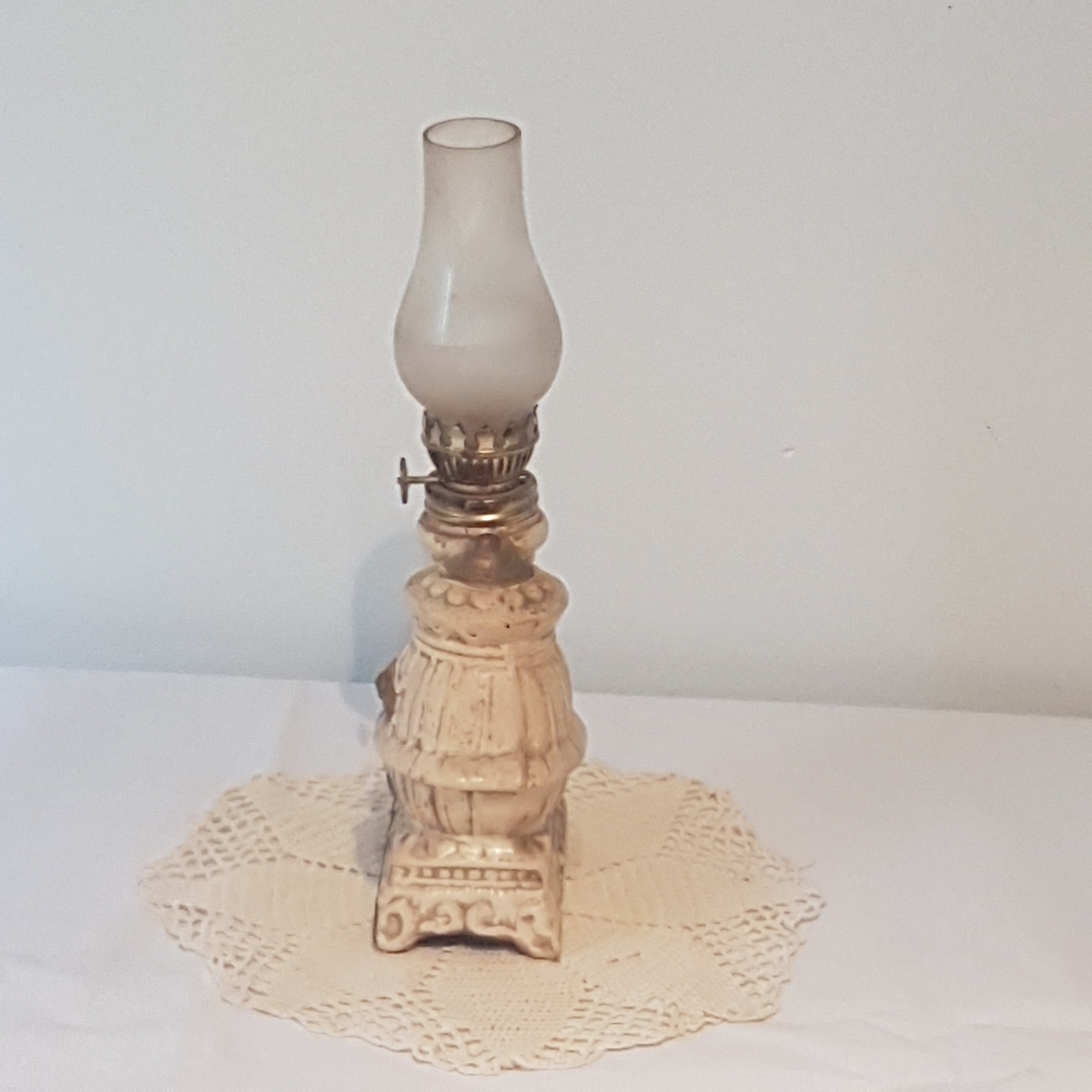 Mini Ceramic Pot Belly Stove Oil Lamp