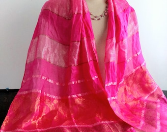 100% Pure Silk Shoulder Wrap Scarf - Elegant Women's Shawl for Wedding, Birthday Gift