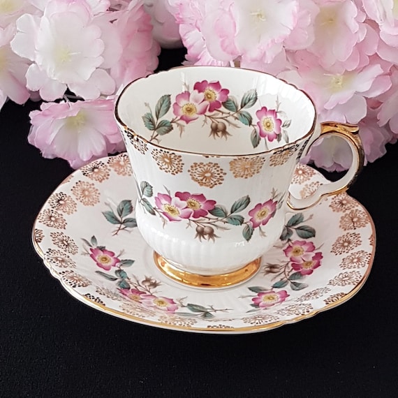 Royal Adderley Bone China Tea Cup & Saucer