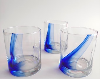 Libbey Impressions Blue Ribbon Double Old Fashioned