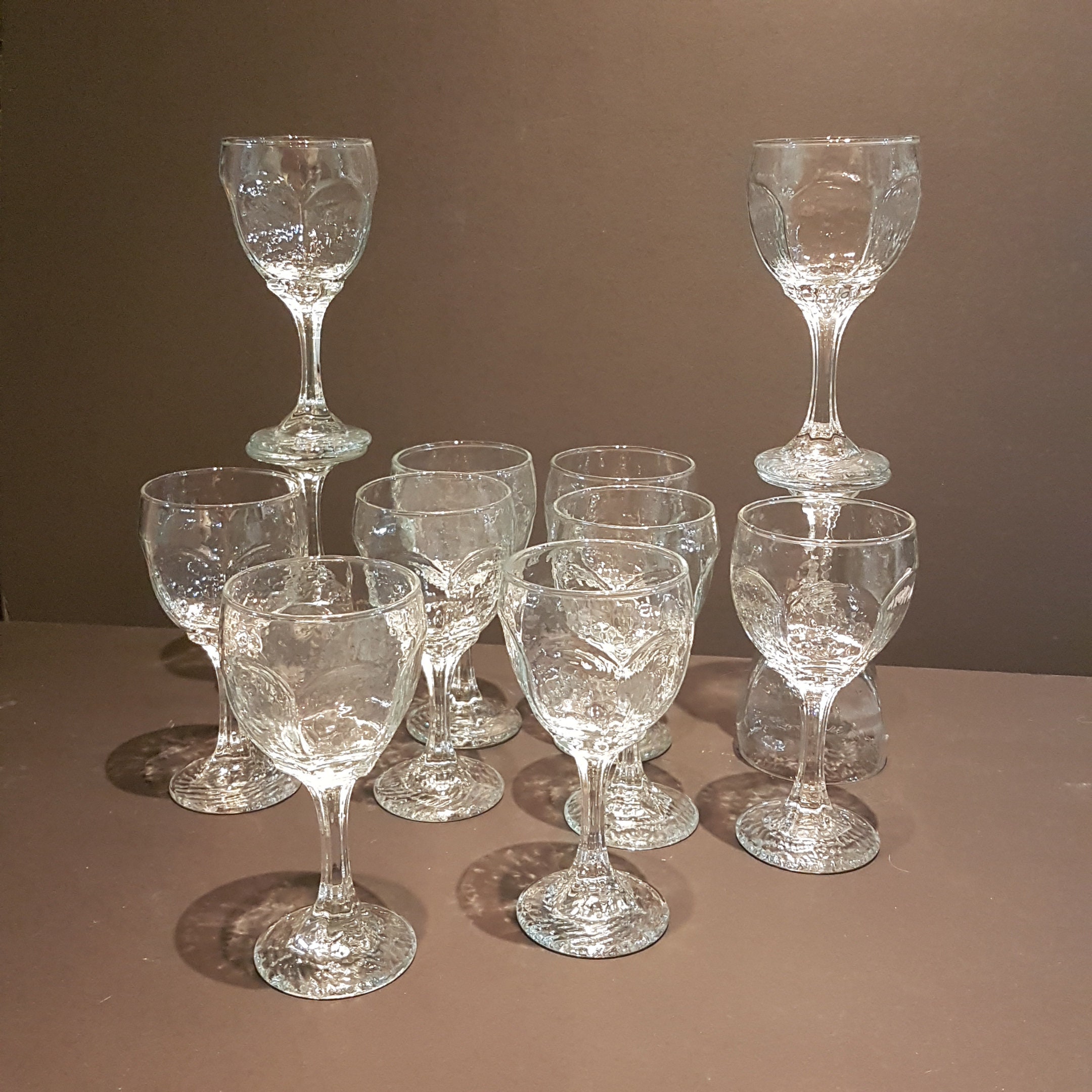 libbey chivalry wine glasses