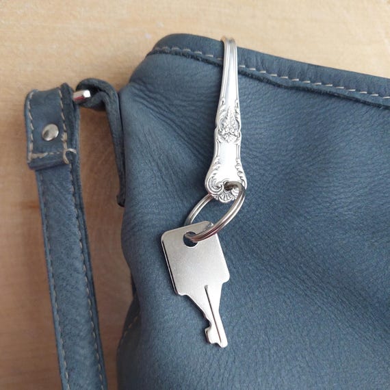Antique Gorham Richmond Silverware Purse Hook Keychain 1897 Key Finder Clip