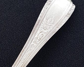 Heirloom 20pc Cataract Silver Plate Flatware Set for 5, Vintage Art Deco Cutlery