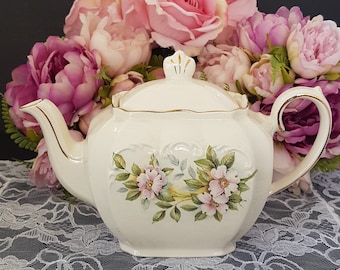 Vintage English Sadler Cube Tea Pot, 5 Cup - FLAWED