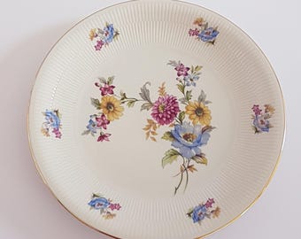 Vintage Schumann Bavaria Porcelain Floral Dessert Plate Set of 6