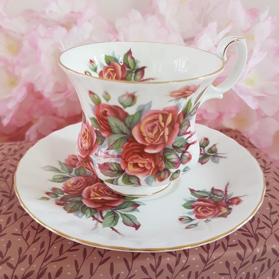 Royal Albert Centennial Rose Bone China Tea Cup & Saucer
