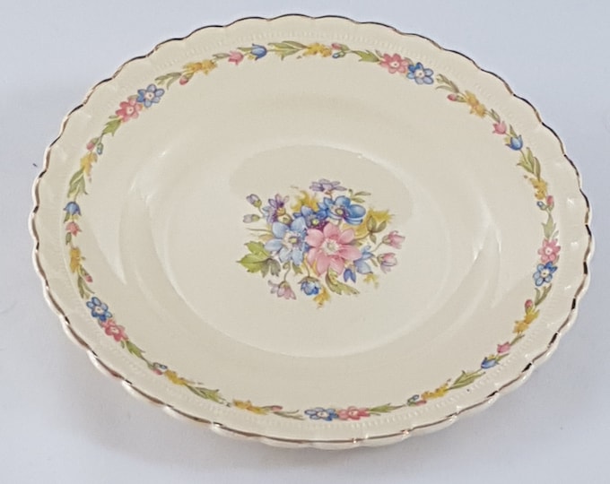 J G Meakin Salad Dessert Plates, Set of 6, Pattern MEK150, Made in England, 1912