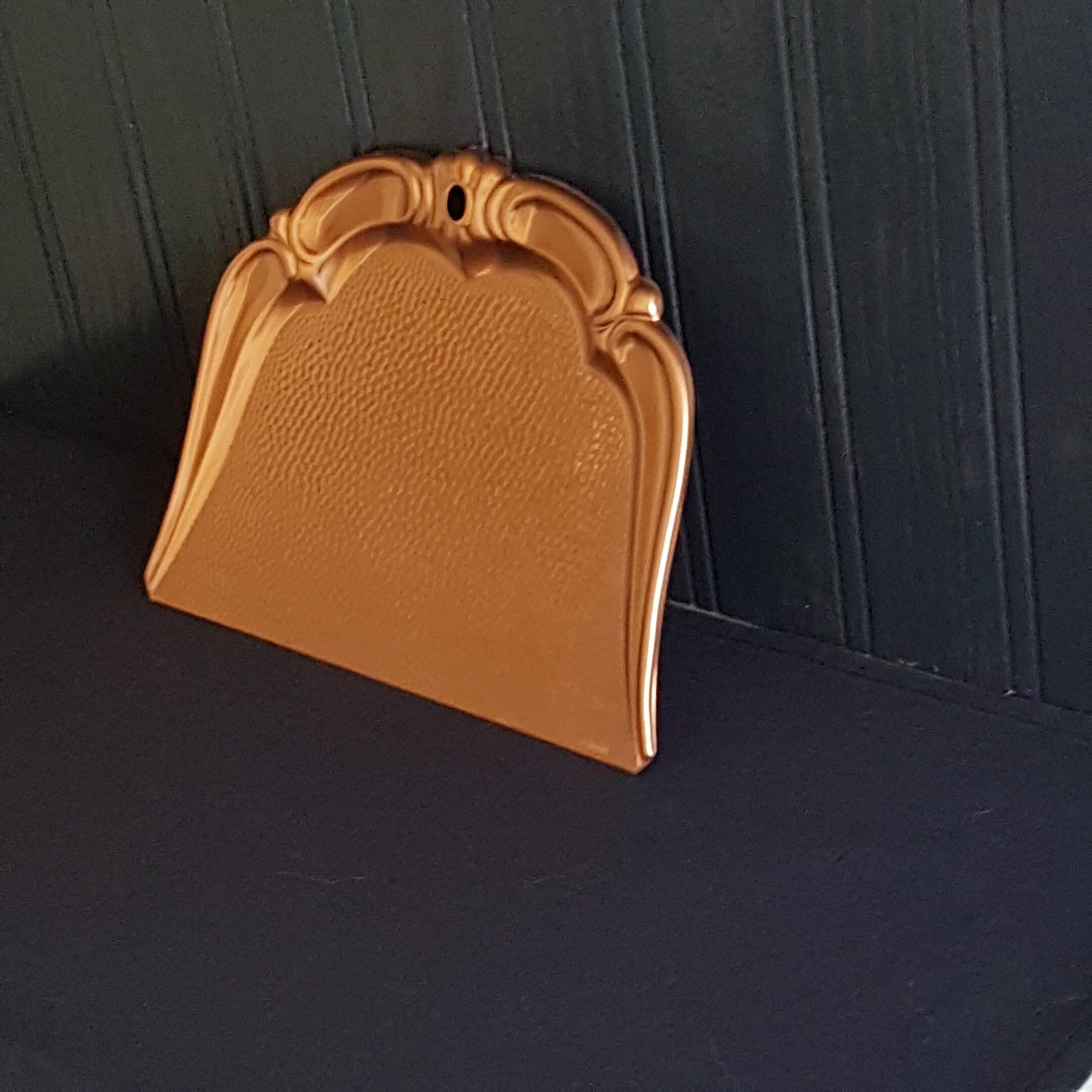 Vintage German Copper Dustpan, Wall Hanging Crumb Pan, Crumb Tray