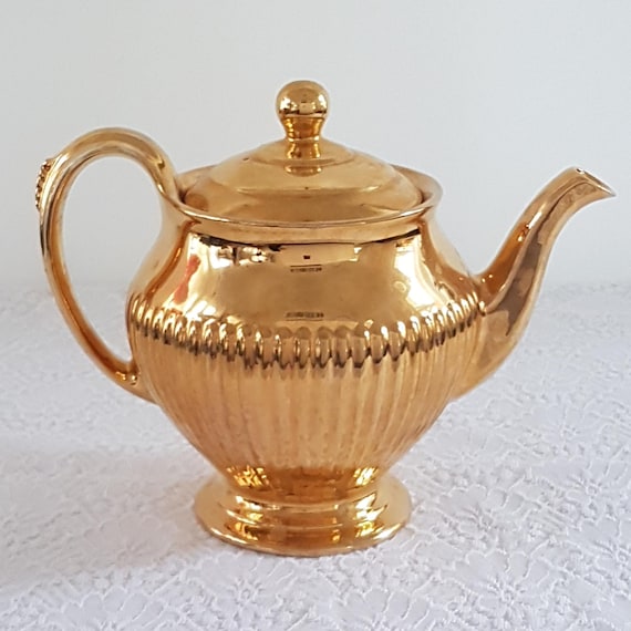 Royal Winton Grimwades GOLDEN AGE Tea Pot, Made in England, 1940s