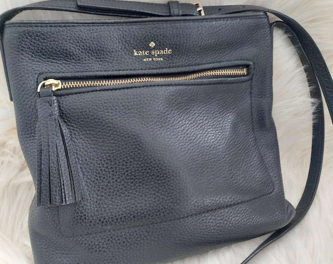 Kate Spade Chester Street Dessi Black Leather Crossbody