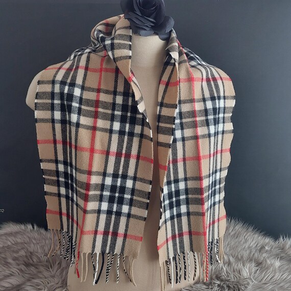 James Pringle Weavers Camel Thomson Tartan Wool Scarf - Scottish Celtic Gift View 6