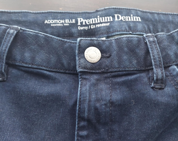 Addition Elle Curvy Size 18 Dark Blue Denim Jeans