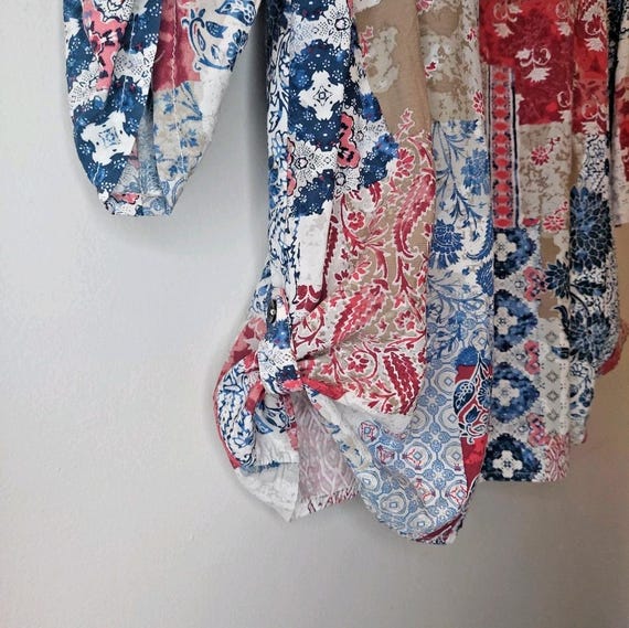 Northern Reflections Bohemian Patchwork Printed T… - image 9