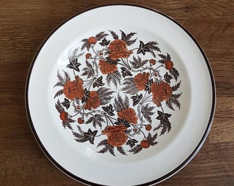 1970s Wedgwood Peony Oven to Table Side Plates Set of 4