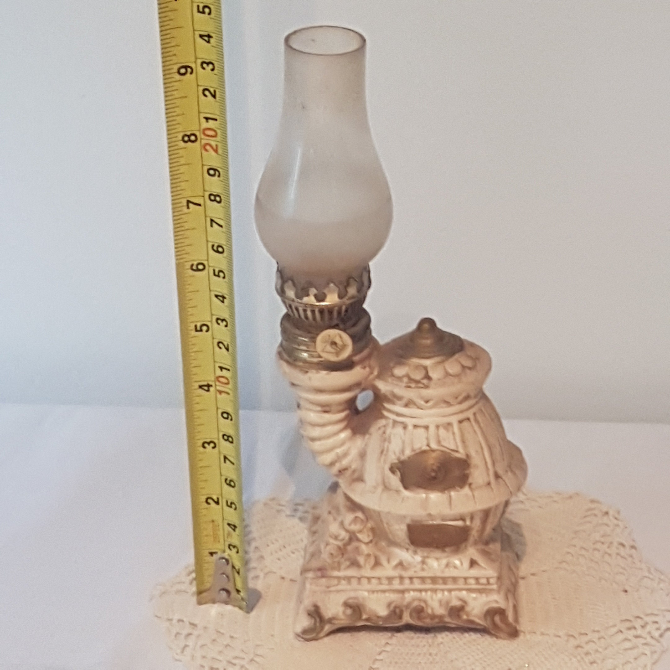 Mini Ceramic Pot Belly Stove Oil Lamp