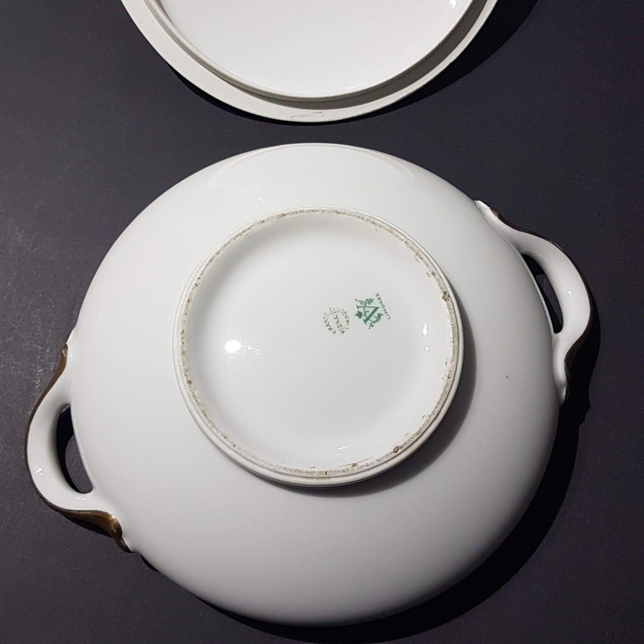 Limoges Porcelain, Vignaud Freres Limoges THE MEUSE, Covered Serving