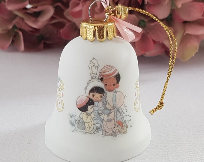 Precious Moments, JOYOUS HOLIDAYS, Enesco Collectible Vintage Christmas Tree Ornament, 1997