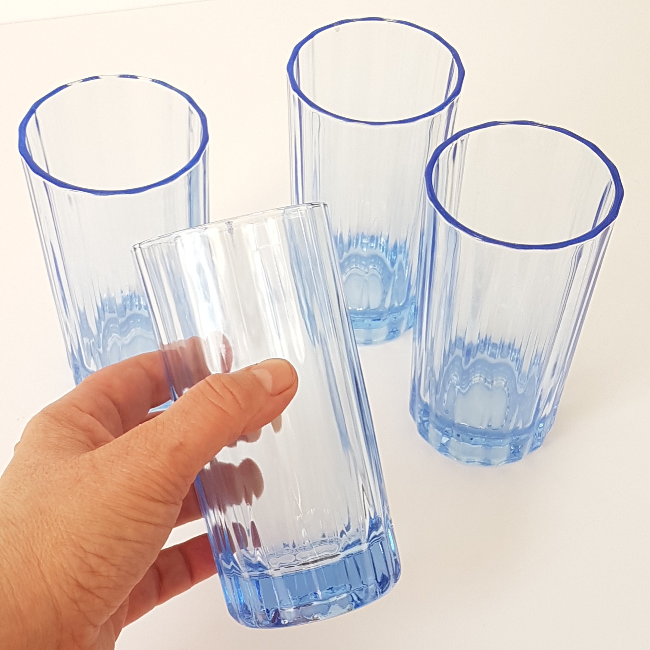 Euro Essential Bara Recycled Glass 4 Piece Tumbler Set – Euro Ceramica