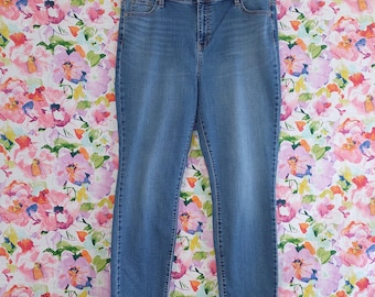 Buffalo David Bitton - Mollie 16 - High-Rise Stretch Skinny Medium Wash Denim Jeans