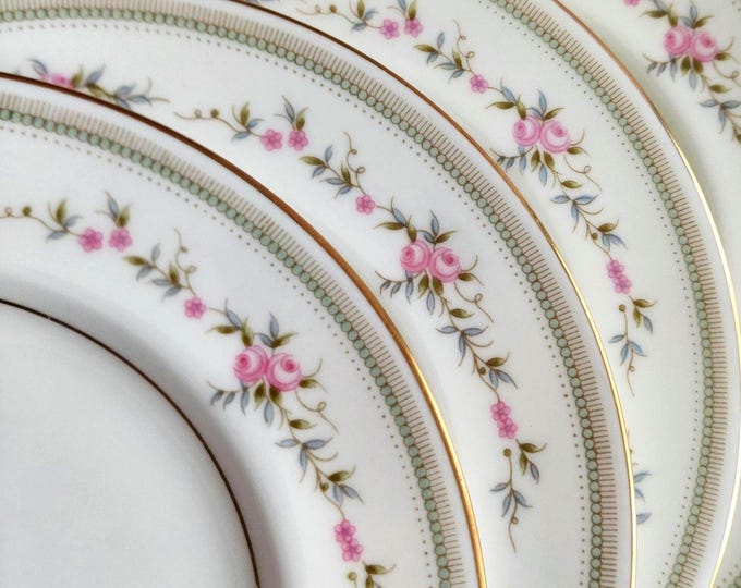 Mikasa Millbrooke 103 Side Plates Set Bone China Japan