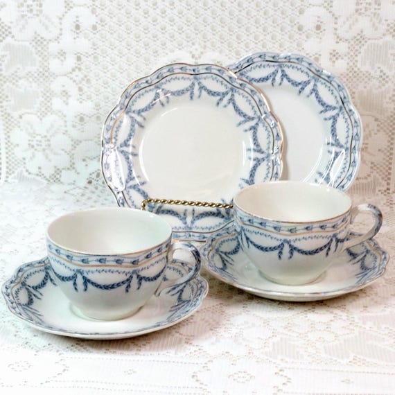Vintage Johnson Brothers "Sanoma" Tea Trio - Cup, Saucer & Plate